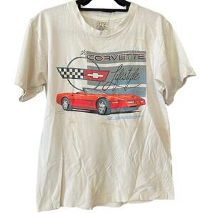 Vintage 90s The Corvette Lifestyle Single Stitch Shirt Adult Medium